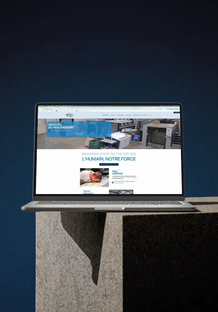 Nouveau site Imp'act Imprimerie